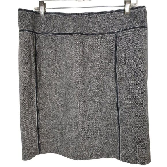 Michael Michael Kors Women's Skirt 12 Wool Blend Pencil Skirt Wolf Gray NWOT - Picture 5 of 5